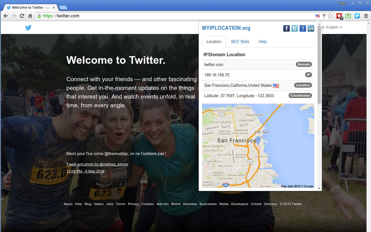 IP Flager Extension in action
